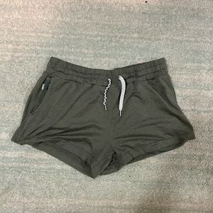 Vuori Women's Olive Green Drawcord Shorts